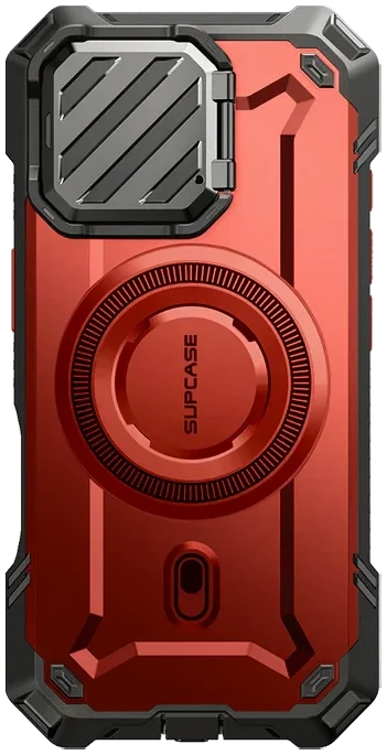 SUPCASE UB Pro MagXT Apple iPhone 16 Pro Hoesje Camera Protector Rood afbeelding 2