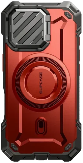 SUPCASE UB Pro MagXT Apple iPhone 16 Pro Hoesje Camera Protector Rood afbeelding 2