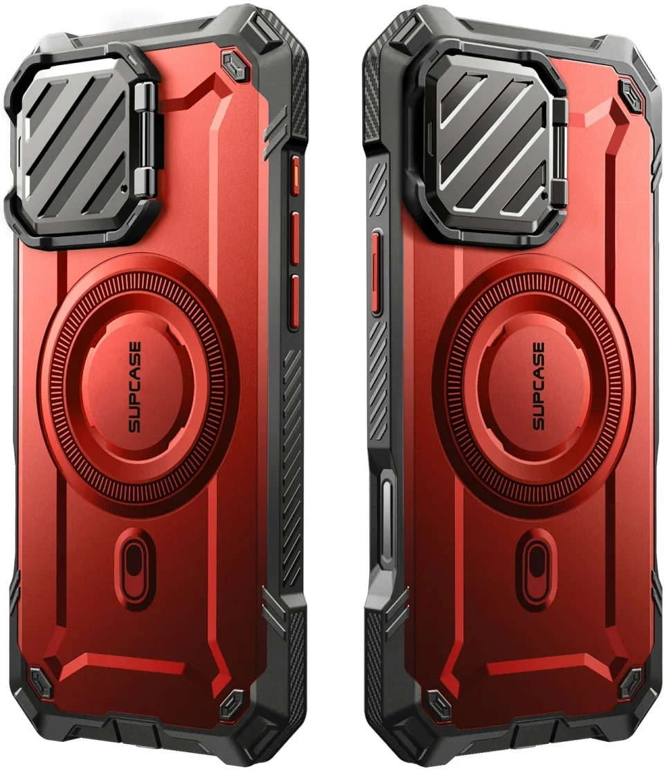 SUPCASE UB Pro MagXT Apple iPhone 16 Pro Hoesje Camera Protector Rood afbeelding 10