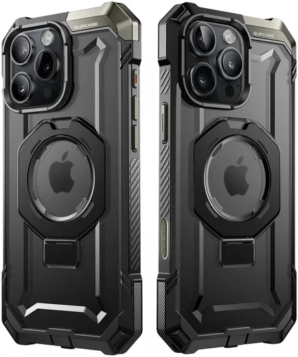 SUPCASE UB Grip Apple iPhone 16 Pro Hoesje MagSafe Kickstand Zwart afbeelding 10