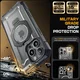 SUPCASE UB Grip Apple iPhone 16 Pro Hoesje MagSafe Kickstand Zwart afbeelding 4