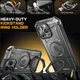 SUPCASE UB Grip Apple iPhone 16 Pro Hoesje MagSafe Kickstand Zwart afbeelding 5