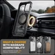 SUPCASE UB Grip Apple iPhone 16 Pro Hoesje MagSafe Kickstand Zwart afbeelding 9