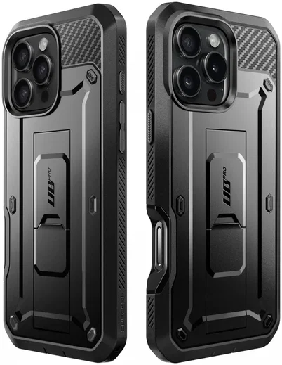SUPCASE UB Pro Apple iPhone 16 Pro Max Hoesje Full Protect Kickstand Zwart afbeelding 8