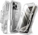 SUPCASE UB Pro Apple iPhone 16 Pro Max Hoesje Full Protect Kickstand Transparant