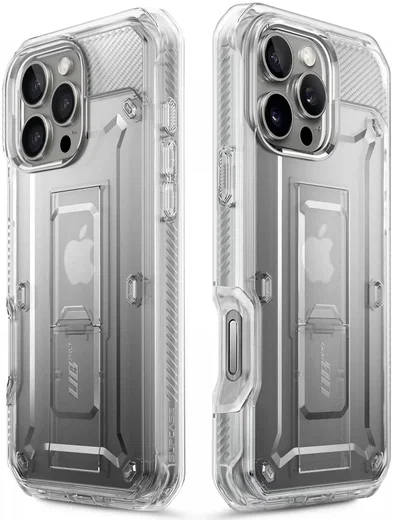 SUPCASE UB Pro Apple iPhone 16 Pro Max Hoesje Full Protect Kickstand Transparant afbeelding 10