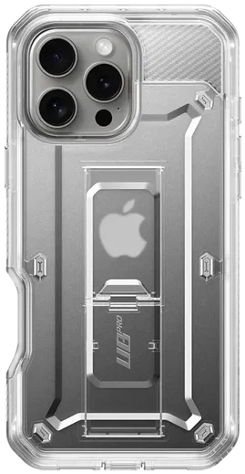SUPCASE UB Pro Apple iPhone 16 Pro Max Hoesje Full Protect Kickstand Transparant afbeelding 8