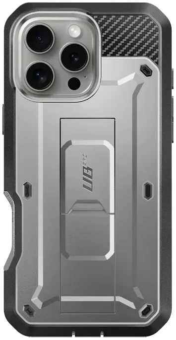 SUPCASE UB Pro Apple iPhone 16 Pro Max Hoesje Full Protect Kickstand Grijs afbeelding 8
