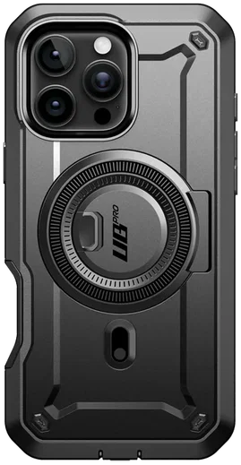 SUPCASE UB Mag Pro Apple iPhone 16 Pro Max Hoesje MagSafe Stand Zwart afbeelding 3
