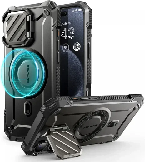 SUPCASE UB Pro MagXT Apple iPhone 16 Pro Max Hoesje Camera Protector Zwart afbeelding 1