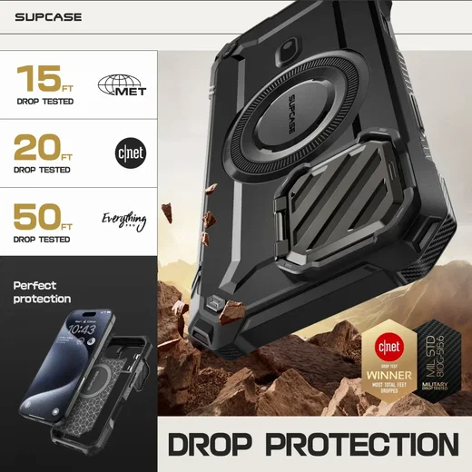 SUPCASE UB Pro MagXT Apple iPhone 16 Pro Max Hoesje Camera Protector Zwart afbeelding 2