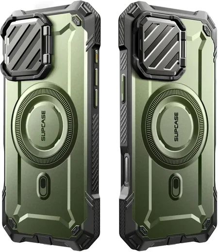 SUPCASE UB Pro MagXT Apple iPhone 16 Pro Max Hoesje Camera Protector Groen afbeelding 11