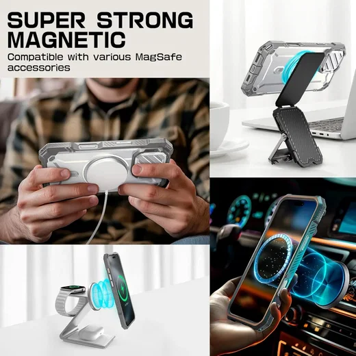 SUPCASE UB Pro MagXT Apple iPhone 16 Pro Max Hoesje Camera Protector Wit afbeelding 8