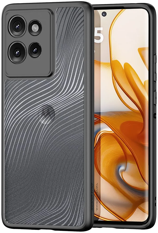 Dux Ducis Aimo Motorola Edge 50 Hoesje Back Cover Zwart afbeelding 1