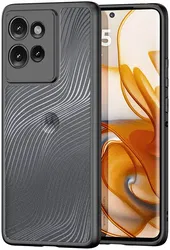 Dux Ducis Aimo Motorola Edge 50 Hoesje Back Cover Zwart afbeelding