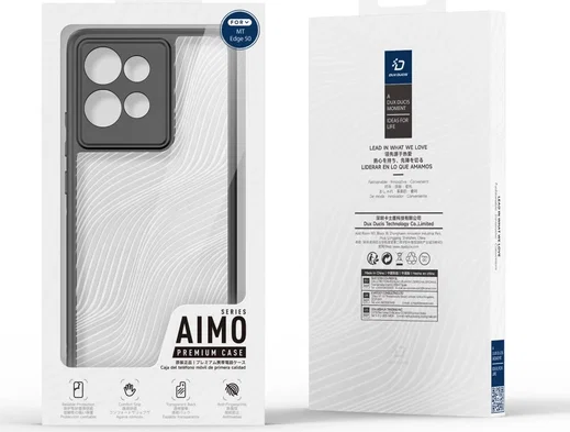 Dux Ducis Aimo Motorola Edge 50 Hoesje Back Cover Zwart afbeelding 10