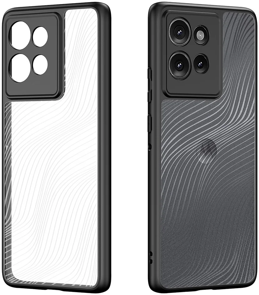 Dux Ducis Aimo Motorola Edge 50 Hoesje Back Cover Zwart afbeelding 2