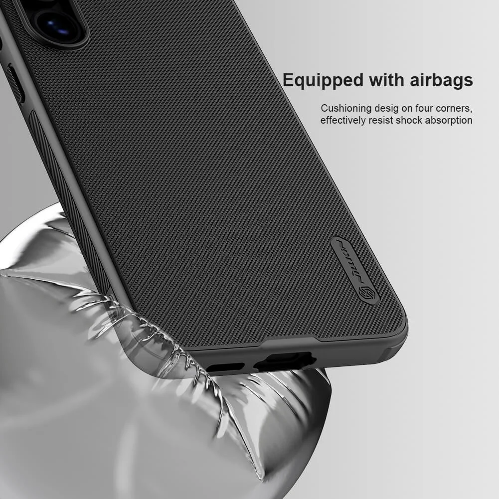 Nillkin Frosted Shield Samsung Galaxy S24 FE Hoesje MagSafe Back Cover Zwart afbeelding 4