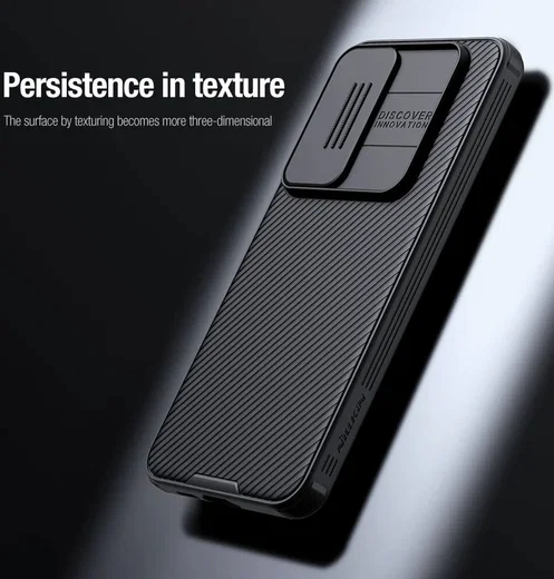 Nillkin CamShield Samsung Galaxy S24 FE Hoesje Camera Slider Back Cover Zwart afbeelding 8