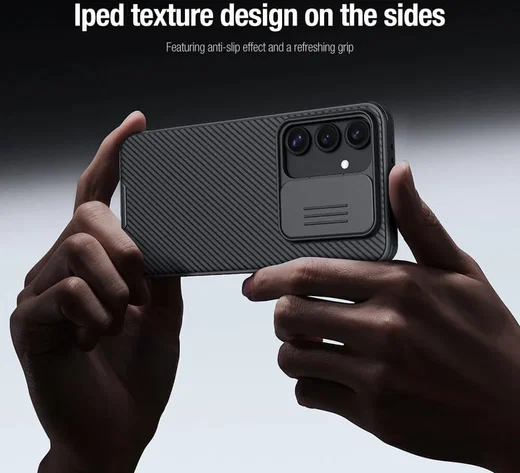 Nillkin CamShield Samsung Galaxy S24 FE Hoesje Camera Slider Back Cover Zwart afbeelding 9