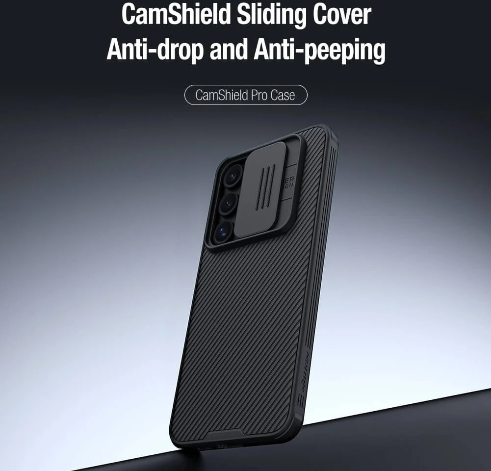 Nillkin CamShield Samsung Galaxy S24 FE Hoesje Camera Slider Back Cover Zwart afbeelding 7