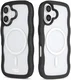 HappyCase Wavy Apple iPhone 16 Hoesje MagSafe Back Cover Transparant Zwart afbeelding 14