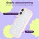 HappyCase Wavy Apple iPhone 16 Hoesje MagSafe Back Cover Roze afbeelding 6