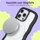 HappyCase Wavy Apple iPhone 16 Pro Hoesje MagSafe Back Cover Zwart afbeelding 5