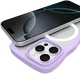 HappyCase Wavy Apple iPhone 16 Pro Hoesje MagSafe Back Cover Paars afbeelding 12