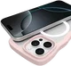 HappyCase Wavy Apple iPhone 16 Pro Max Hoesje MagSafe Back Cover Roze afbeelding 12