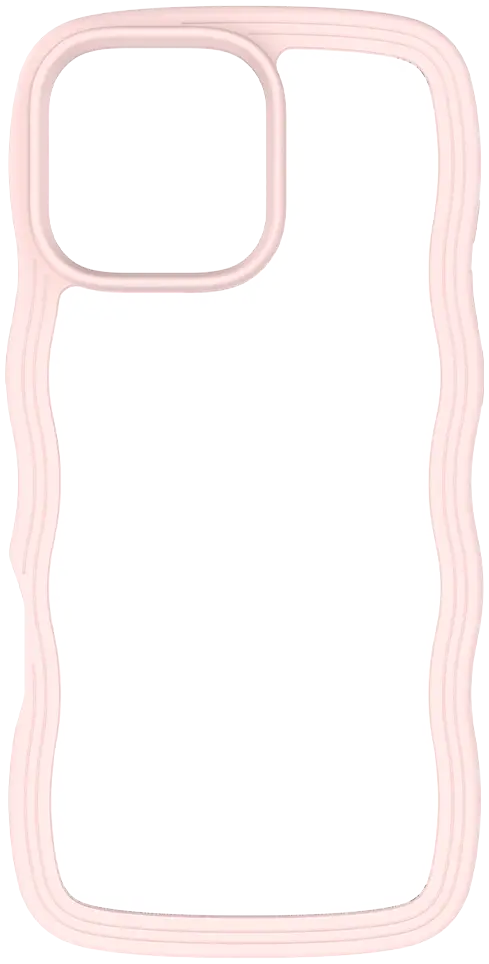 HappyCase Wavy Apple iPhone 16 Pro Max Hoesje MagSafe Back Cover Roze afbeelding 16