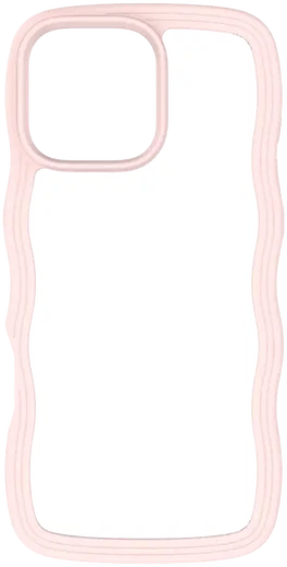HappyCase Wavy Apple iPhone 16 Pro Max Hoesje MagSafe Back Cover Roze afbeelding 16