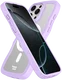 HappyCase Wavy Apple iPhone 16 Pro Max Hoesje MagSafe Back Cover Paars afbeelding 11
