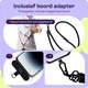 HappyCase Wavy Apple iPhone 16 Pro Max Hoesje MagSafe Back Cover Paars afbeelding 7