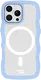 HappyCase Wavy Apple iPhone 16 Pro Max Hoesje MagSafe Back Cover Blauw afbeelding 15
