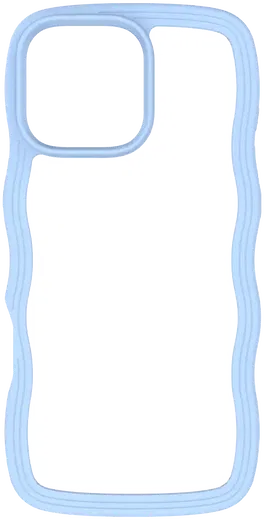 HappyCase Wavy Apple iPhone 16 Pro Max Hoesje MagSafe Back Cover Blauw afbeelding 16