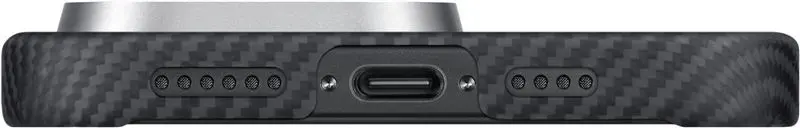 PITAKA Edge Apple iPhone 16 Pro Max Hoesje 600D Magnetic Ultra Dun Zwart afbeelding 7