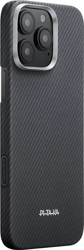 PITAKA Edge Apple iPhone 16 Pro Max Hoesje 600D Magnetic Ultra Dun Zwart afbeelding 1