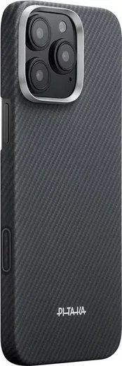 PITAKA Edge Apple iPhone 16 Pro Max Hoesje 600D Magnetic Ultra Dun Zwart afbeelding 1