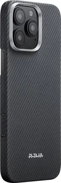 PITAKA Edge Apple iPhone 16 Pro Max Hoesje 600D Magnetic Ultra Dun Zwart