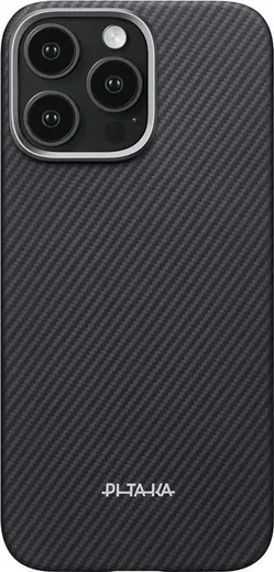 PITAKA Edge Apple iPhone 16 Pro Max Hoesje 600D Magnetic Ultra Dun Zwart afbeelding 2