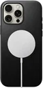 Nomad Modern Leather iPhone 16 Pro Max Hoesje Leer MagSafe Zwart