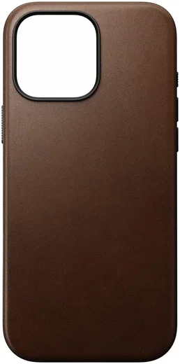 Nomad Modern Leather iPhone 16 Pro Max Hoesje Leer MagSafe Bruin afbeelding 10