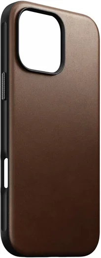 Nomad Modern Leather iPhone 16 Pro Max Hoesje Leer MagSafe Bruin afbeelding 11