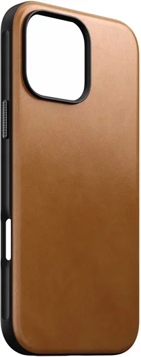 Nomad Modern Leather iPhone 16 Pro Max Hoesje Leer MagSafe English Tan afbeelding 11
