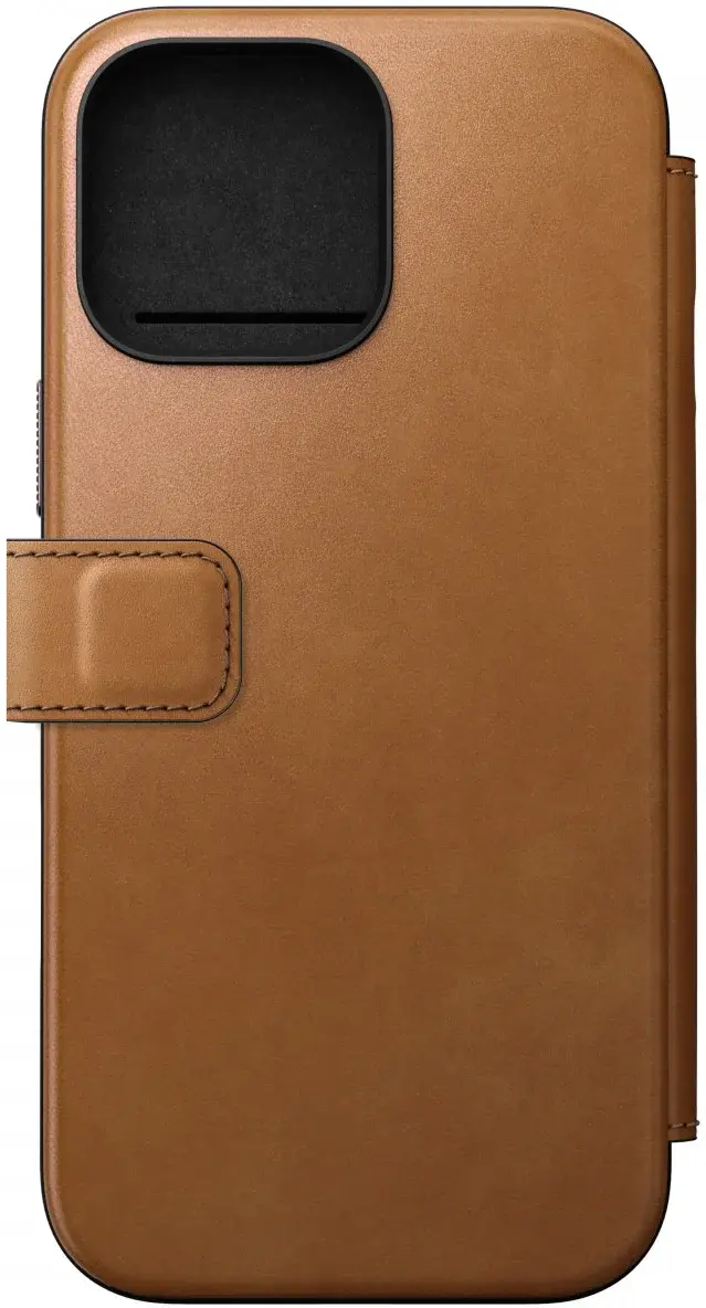 Nomad Modern Leather Folio Apple iPhone 16 Pro Max Hoesje English Tan afbeelding 12