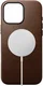 Nomad Traditional Leather iPhone 16 Pro Max Hoesje Leer MagSafe Bruin afbeelding 8