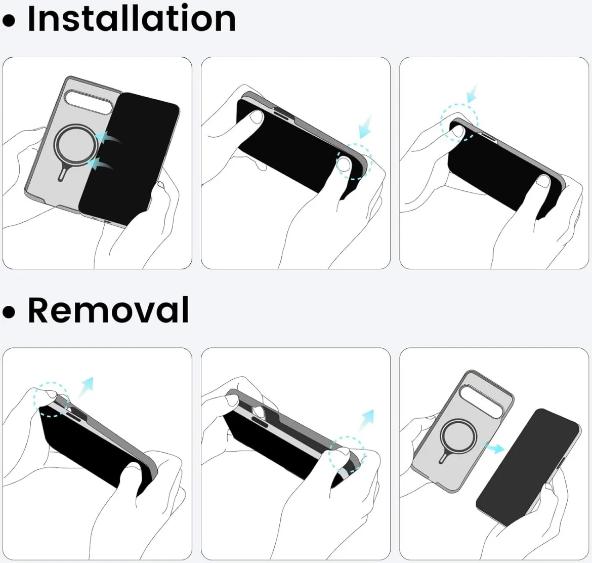 PITAKA MagEZ 6 Google Pixel 9 Pro XL Hoesje 600D Ultra Dun MagSafe Zwart afbeelding 9