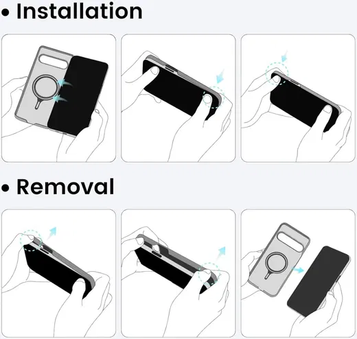 PITAKA MagEZ 6 Google Pixel 9 Pro XL Hoesje 600D Ultra Dun MagSafe Zwart afbeelding 9