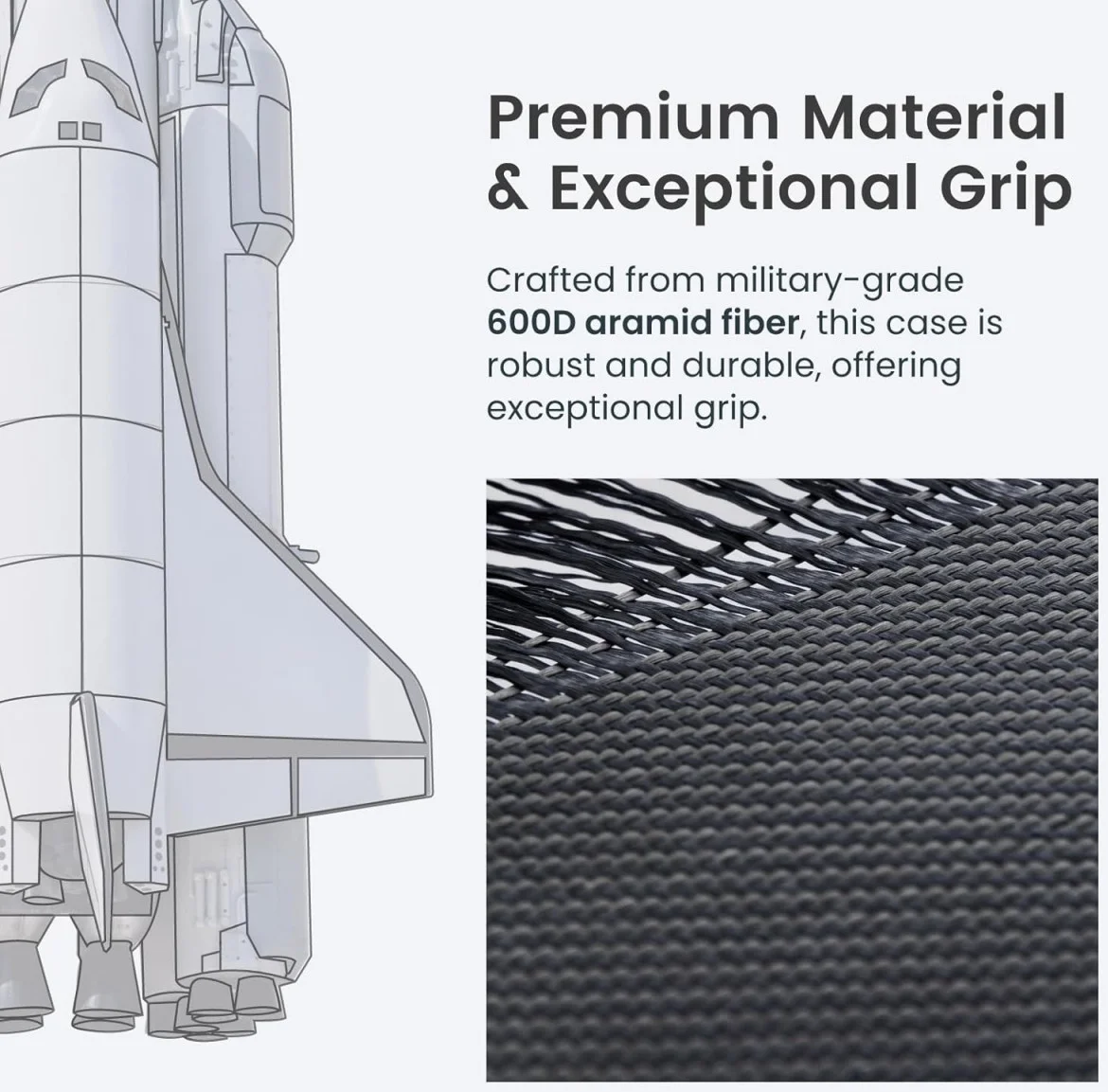 PITAKA MagEZ 6 Google Pixel 9 Pro XL Hoesje 600D Ultra Dun MagSafe Zwart afbeelding 3